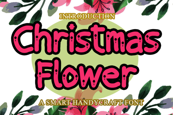 Christmas Flower Display