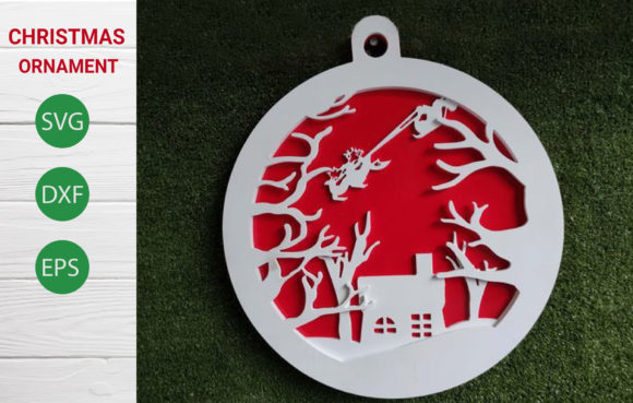 Christmas Ornament SVG for Winter Amp