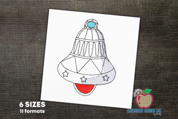 Decorative Christmas Bell Quick Stitch