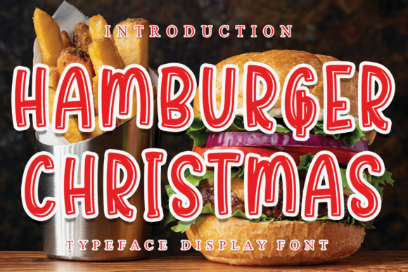Hamburger Christmas Display
